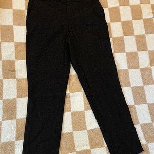 Rachel Zoe Black Glitter Pants